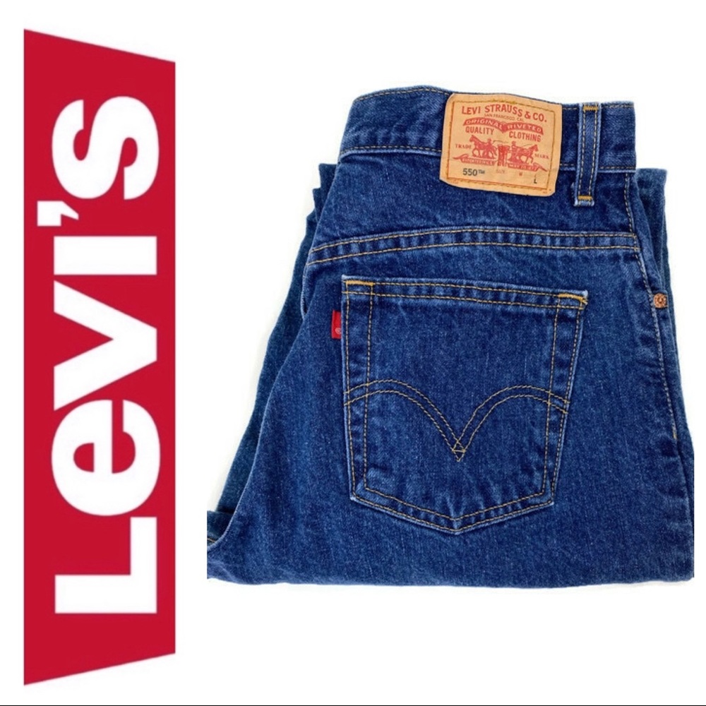 Vintage Mom Jeans Levi’s 550 Tapered Leg - Picture 2 of 6